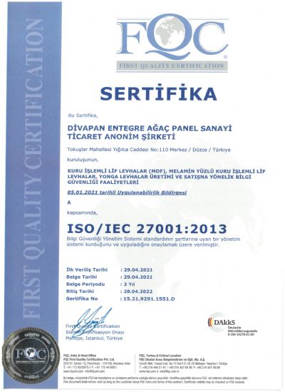 ISO 27001 Bilgi Güvenliği